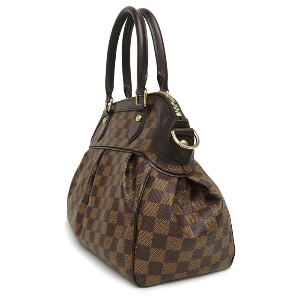 Louis Vuitton Trevi PM 2 Way Diagonal Shoulder Handbag Damier Brown - Picture 4 of 11